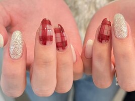 チェックネイル