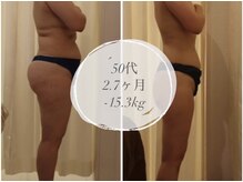 ファニービー 吹田店/3カ月マイナス15キロ　50代