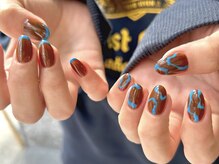 ア―ジュポシェフリル 下大利店(age poche Frill)/個性的ネイル