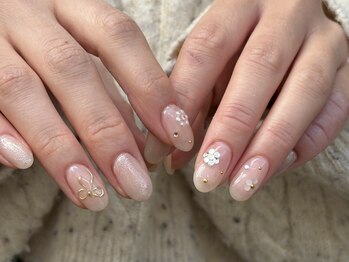 ラクエ(Laque)/リボン フラワー ホログラム