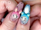 3Dキャラクターネイル