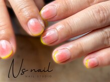 エヌズネイル 三鷹駅前北口店(n’s nail)/cheek × skinny french