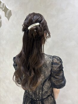muu. beautysalon【まつげパーマ/パリジェンヌ/マツエク/LED/ヘアアレンジ/ワンホン】/似合わせヘアセット