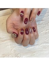 サロンドボーテネイル(salon de beaute NAIL)/【ツイード　ネイル】