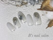 ビーズネイル バイブレス イオンタウン泉大沢店(B's Nail by.BLESS)/【WD2】冬デザイン★ボリューム