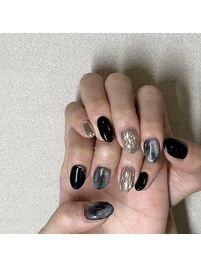 黒×もやもや