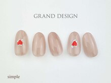 グランドデザイン 大垣店(GRAND DESIGN)/ハートネイル