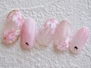 ちゅるんピンクの桜ヴェール