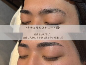 ミレボ 心斎橋(ME.REBO)/心斎橋ナチュラルストレート眉