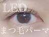 【人気の束感カール】LEDまつげパーマ/シャンプー&2stepトリートメント¥7150