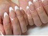 Hand*シンプル定番【フレンチ】¥6000 ☆初回ジェルオフ無料