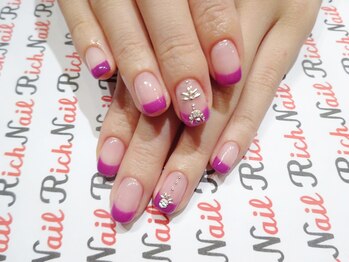 ネイル リッチ(Nail Rich)/ビビッドフレンチ☆