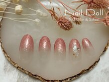 ネイルドール(Nail Doll)/ラメグラ×シェル