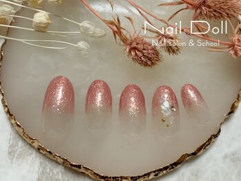 ネイルドール(Nail Doll)/ラメグラ×シェル