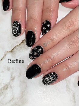 リファイン(Re:fine)/ジェル4本アート