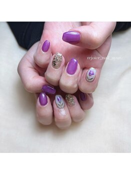 リジョイスヘア エン(REJOICE hair EN)/手描きアート～フラワーアート～