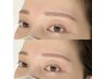 《垢抜け眉カラー》まつ毛パーマorパリジェンヌ＋美眉wax＋眉カラー　¥10500