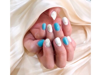 ヘアアンドネイル ミューズ 新浦安店(HAIR&NAIL MUSE)/海ターコイズブルー