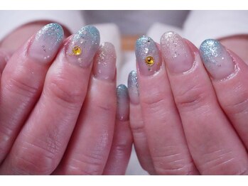 プチリリィ(Petit Lily)/冬っぽさがいい!水色グラデ