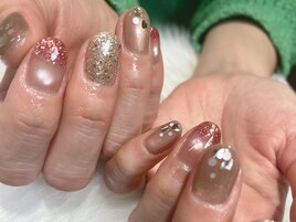 RED Glitter christmas
