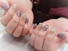 ウォーターワールド 大和店(WATER WORLD)/ワンカラーネイル