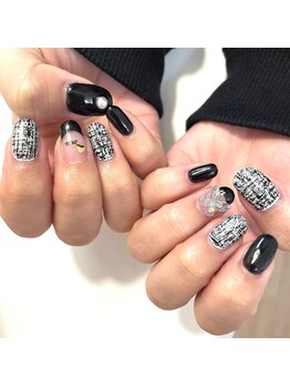 マイルーム(my room)/【yuko】ツイードネイル