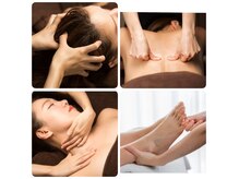 ヘッド、デコルテ、背中、全身等お悩みに合わせて施術いたします