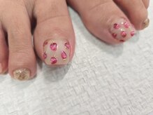 ネイルフロンティア 吉祥寺(NAIL FRONTIER)/Fミニいちごフットネイル11980円