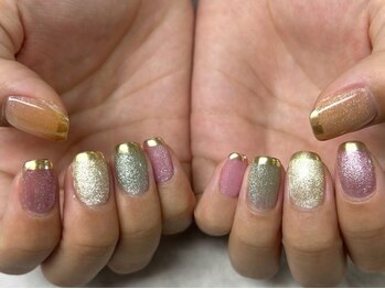 ネイルミックス 池袋店(Nail Mix)の写真/【6490円★カスタムコース(60分) 】季節に合わせたデザインをスタッフがご提案◎理想の指先へ…♪/池袋