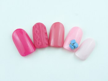 まつげアンドネイル ディアマンローズ(DIAMANT ROSE)/ニットネイル・90分6930円