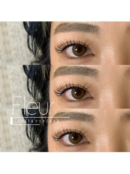 ネイル アンド アイラッシュ フルール 渋谷店/フラットラッシュで負担を軽減