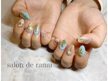 サロン ド ラム(Salon de ramu)/華やかネイル
