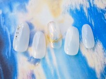 ア ネイル(A nail)/ミラーネイル　ホワイト