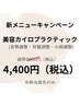 美容カイロプラクティック（姿勢調整・骨盤調整・小顔調整）¥6,600→¥4,400