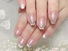 ★HAND★SNS大人気ワンホンネイルマグネットフレンチ¥6980