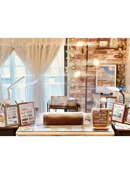 手描きアートが得意なサロン