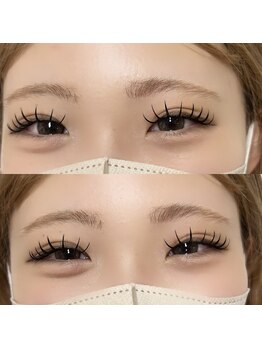 ナナ パラジェル フィルイン マツゲパーマ パリジェンヌ(NANA)/《EYE》フラットラッシュ130本