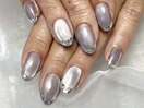 持ち込みガラスフレンチネイル