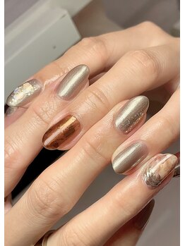 キャプラスネイル プリマ/秋ニュアンス♪