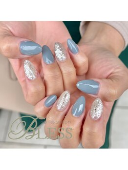 ブレス(BLESS)/ブルー×ラメ