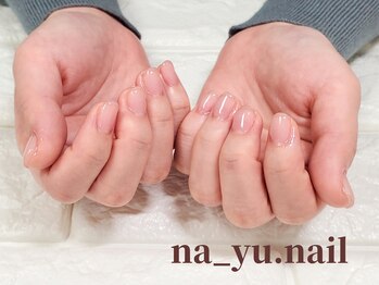 ナユネイル(na_yu.nail)/自爪風クリアネイル 56/56