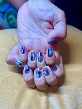 ブランシュ 藤沢(Blanche)/オーダーメイドネイル 青