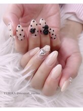 モナールアンド(MONNAL&)/バラドット柄ネイル