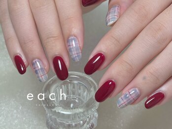 イーチ 烏丸御池(each)/【nailist担当】冬デザイン