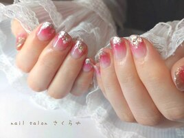 キラキラカラーグラデーション