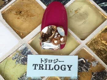 ネイルサロン エルオーケー(L.O.K)/【3D NAIL ART】TRILOGY ¥1800