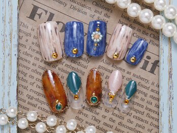 プラージュ(Plage)/エスニック・ニュアンスネイル