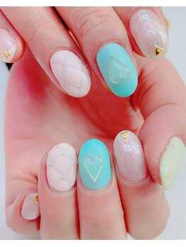 ネイルサロン ティアラリュクス 市川北口店(Tiara Luxe)/キルティングネイル