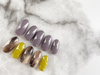 スリー(THREE)/Nov,2020/nail design