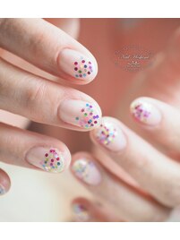 カラフルホログラデーション